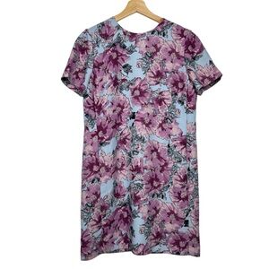 ARITZIA Babaton Floral Patricio Dress, Blue/Purple, Size 8